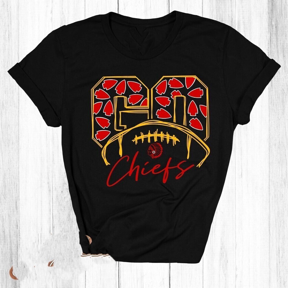 Go Chiefs Shirt Kansas City Football Shirt Cute Kc Chiefs Tshirt